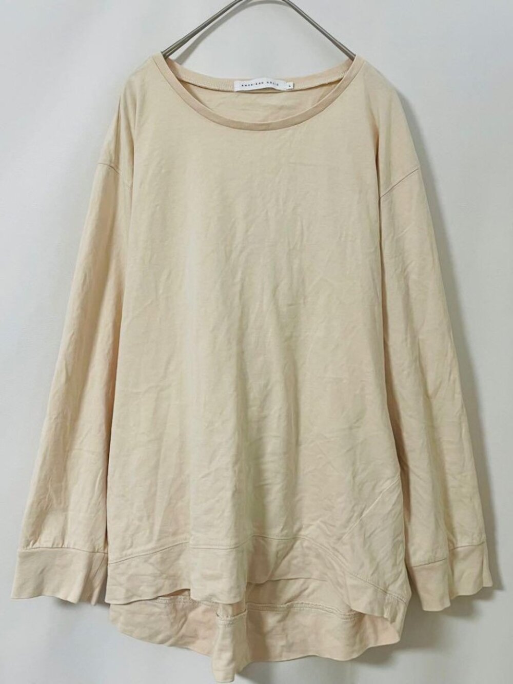 Lepsie Crew-neck Top Long Sleeve Shirt